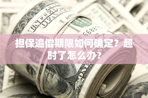 济南担保追偿期限如何确定？超时了怎么办？