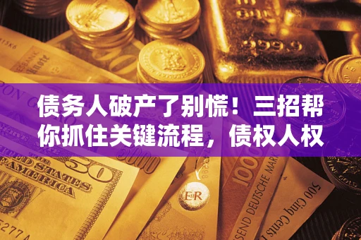 济南债务人破产了别慌！三招帮你抓住关键流程，债权人权益不再缩水