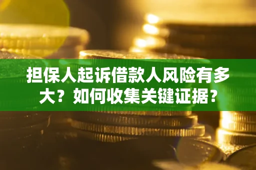济南担保人起诉借款人风险有多大？如何收集关键证据？