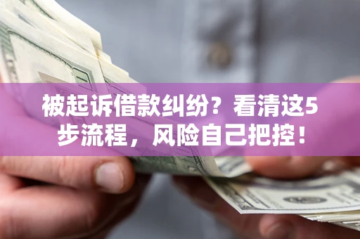 济南被起诉借款纠纷？看清这5步流程，风险自己把控！