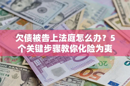 济南欠债被告上法庭怎么办？5个关键步骤教你化险为夷